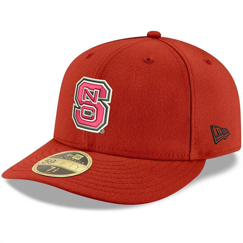 Mens New Era Red NC State Wolfpack Basic Low Profile 59FIFTY Fitted Hat Product Image