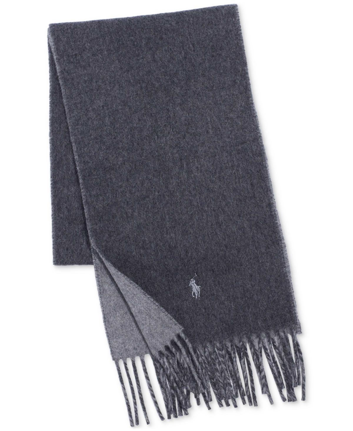 Polo Ralph Lauren Mens Classic 2-In-1 Reversible Scarf - Navy Product Image