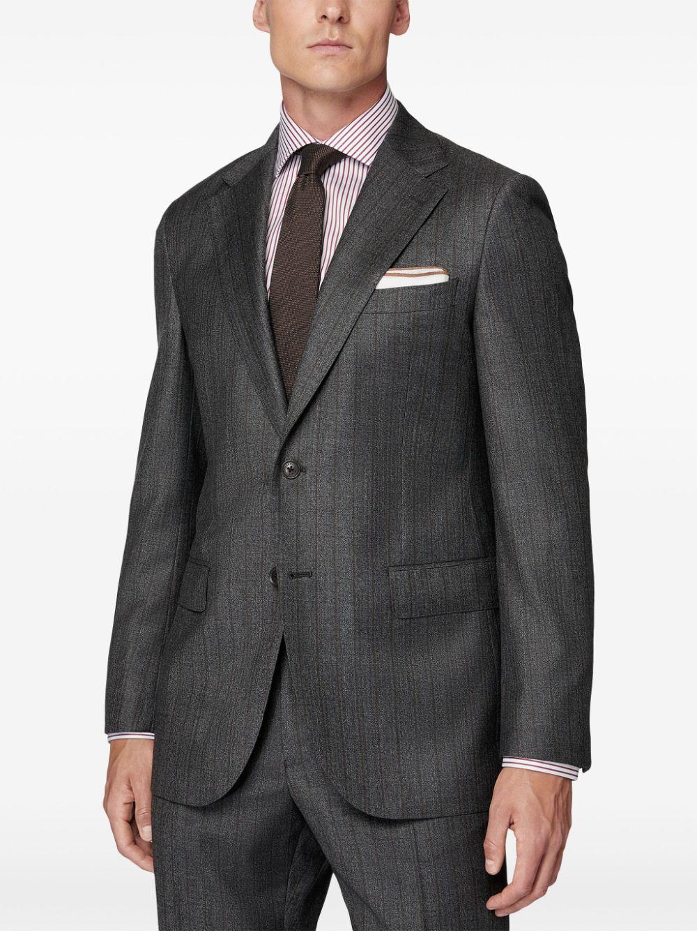 pinstripe wool suit Product Image