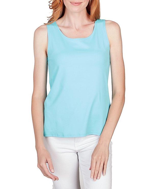 Ruby Rd. Petite Size Solid Knit Scoop Neck Tank Product Image