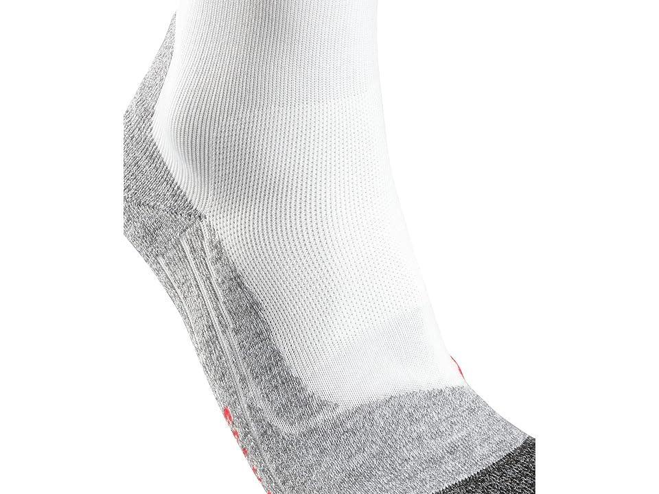 Falke RU3 Mid-Calf Running Socks (White/Mix) Men's Crew Cut Socks Shoes Product Image