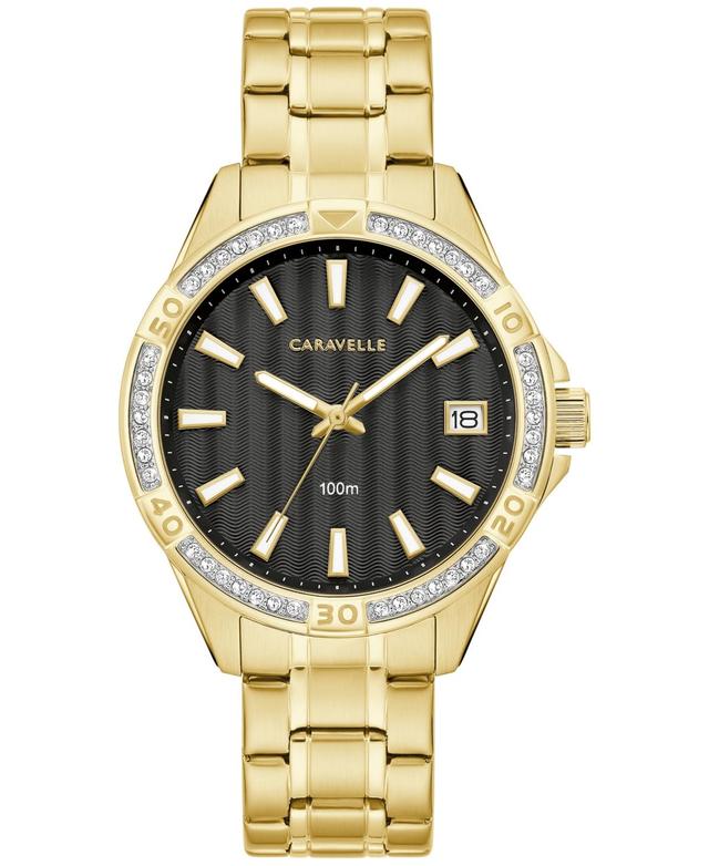 Caravelle designed by Bulova Womens Gold Tone Stainless Steel Bracelet Watch 36mm Product Image