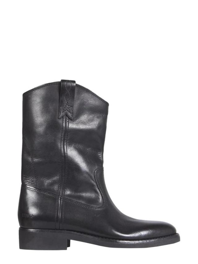 Biker Boots In Black Product Image