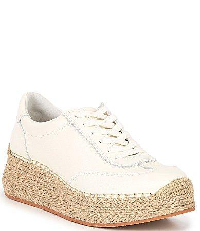 Dolce Vita Womens Jaja Lace Up Espadrille Platform Sneakers Product Image