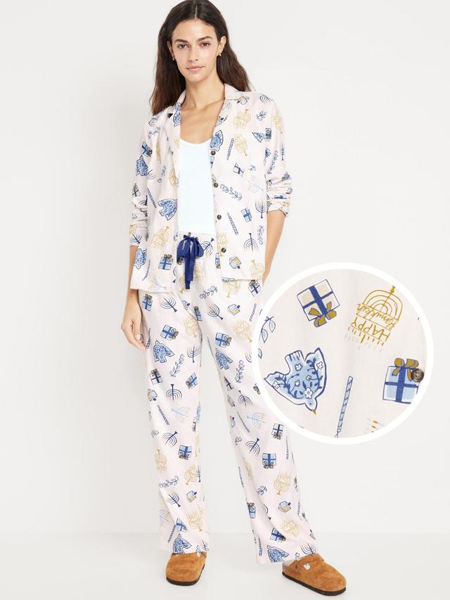 Flannel Pajama Set for Women Product Image