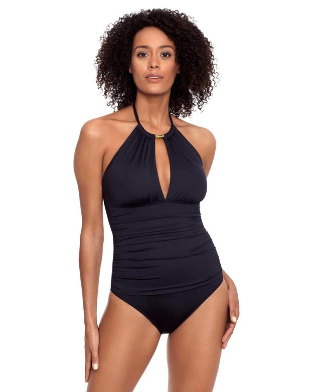 Lauren Ralph Lauren High-Neck One-Piece Swimsuit Product Image