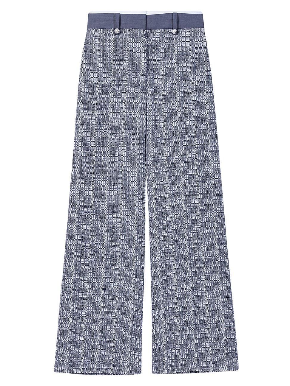 Womens Tweed Trousers Product Image