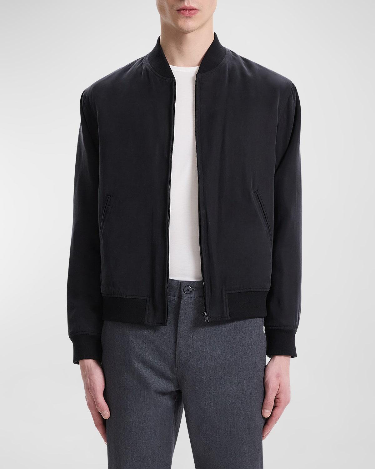 Mens Olivard Tencel Lyocell Bomber Jacket Product Image