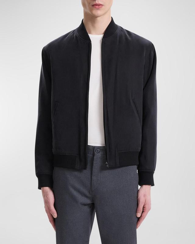 Mens Olivard Tencel Lyocell Bomber Jacket Product Image