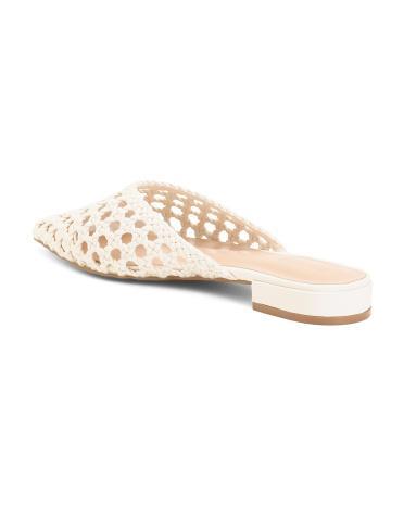 Behold Woven Mule Flats for Women Product Image