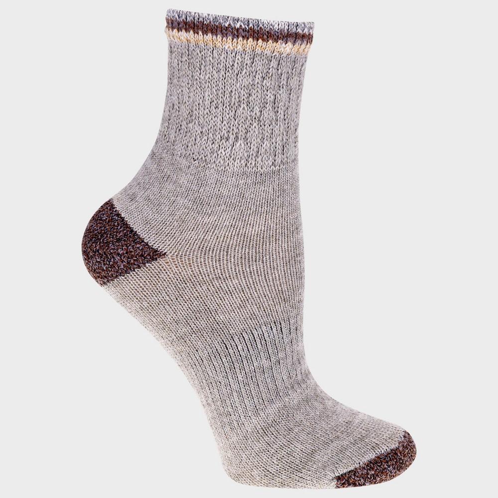 Alaska Knits Womens Kernel Textured Wool Blend Midweight Boot Socks 4-10 Product Image