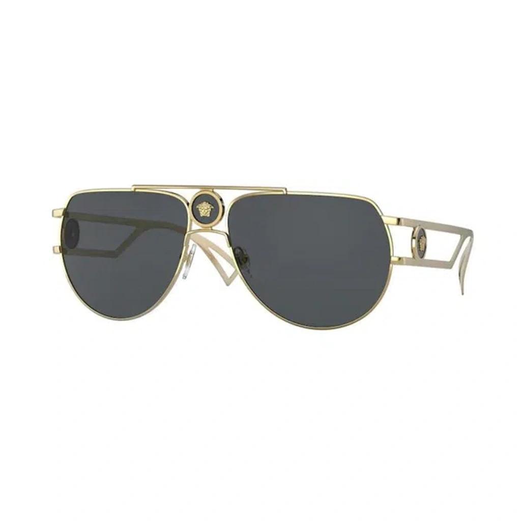 Medusa Cutout Metal Aviator Sunglasses Product Image