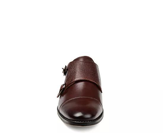 Thomas & Vine Calvin Mens Double Monk Strap Dress Shoes Product Image