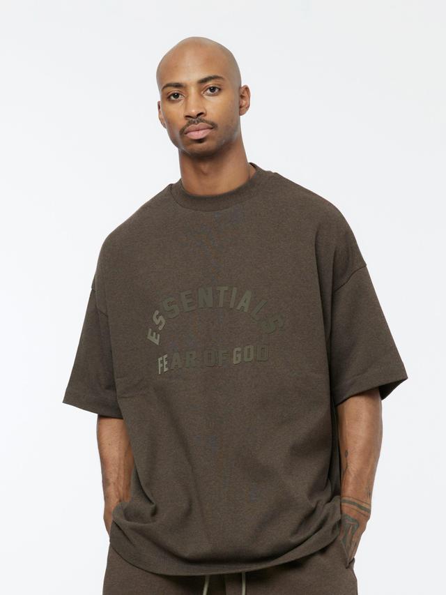 Essentials Heavy S/S Tee SU24 (Heather Wood) Product Image