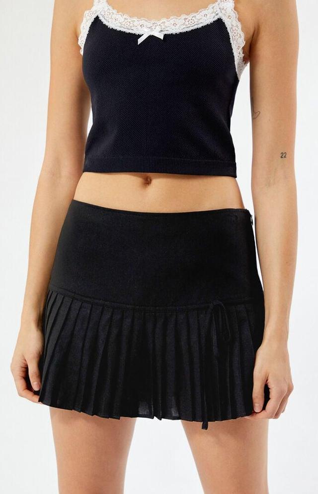 Women's Micro Pleated Mini Skirt - Product Image