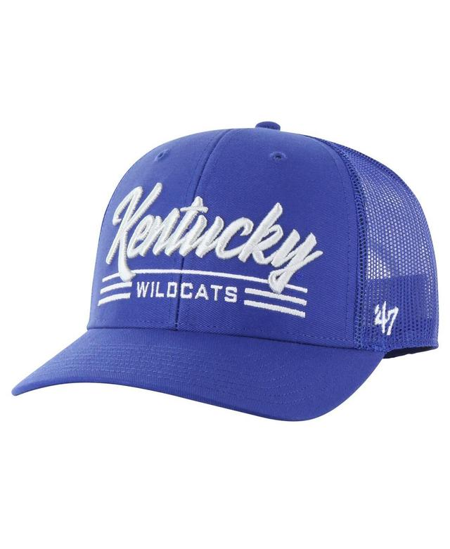 47 Brand Mens Royal Kentucky Wildcats Garner Trucker Adjustable Hat Product Image