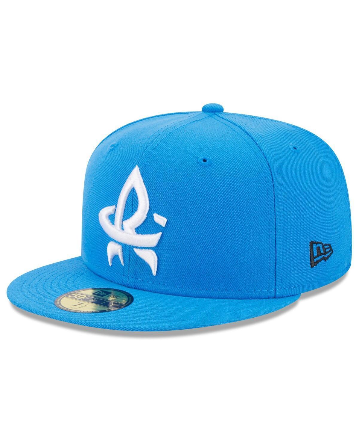 Men's New Era Blue Rocket City Trash Pandas Authentic Collection Alternate Logo 59FIFTY Fitted Hat Product Image