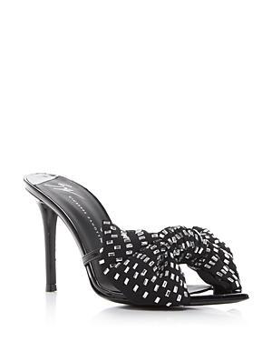 Giuseppe Zanotti Womens Intrigio Bow Embellished High Heel Sandals Product Image