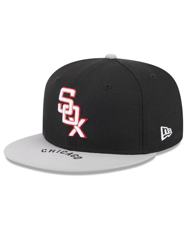 Mens New Era Black Chicago White Sox On Deck 59FIFTY Fitted Hat - Black Product Image