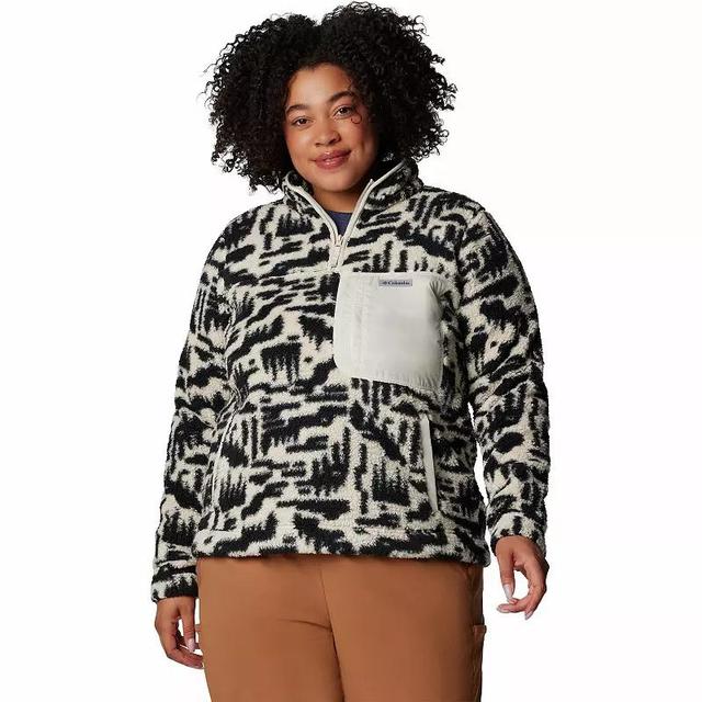 Plus Size Columbia West Ben 1/4 Zip II Pullover, Womens Dark Grey Highland Product Image