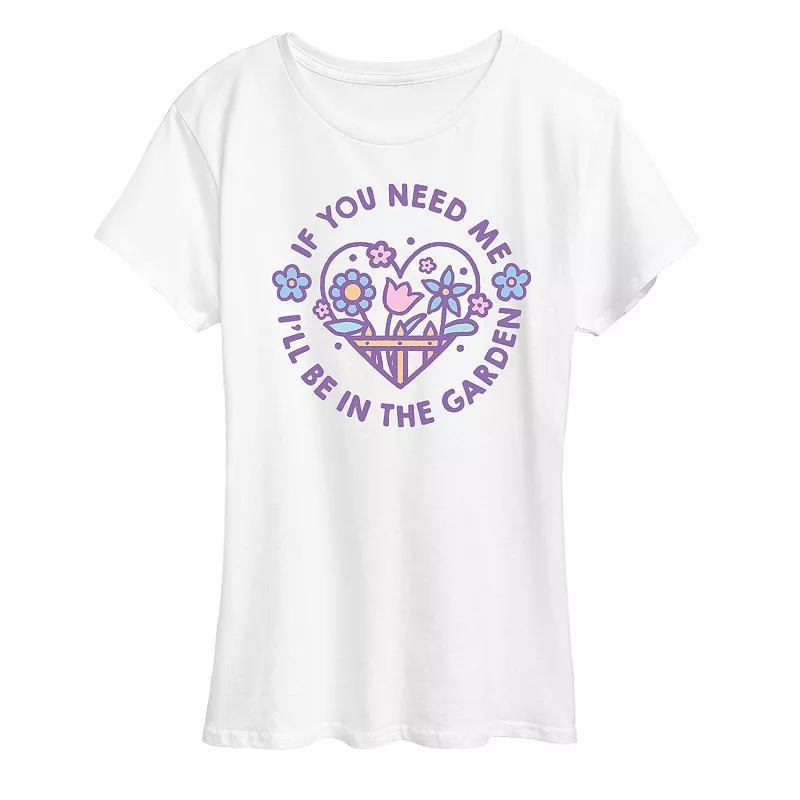 Womens Ill Be In The Garden Graphic Tee Product Image