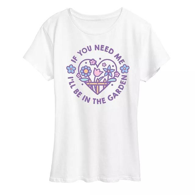 Womens Ill Be In The Garden Graphic Tee Product Image