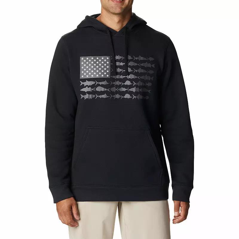 Columbia PFG Big  Tall Fish Flag Hoodie II Hoodie Product Image