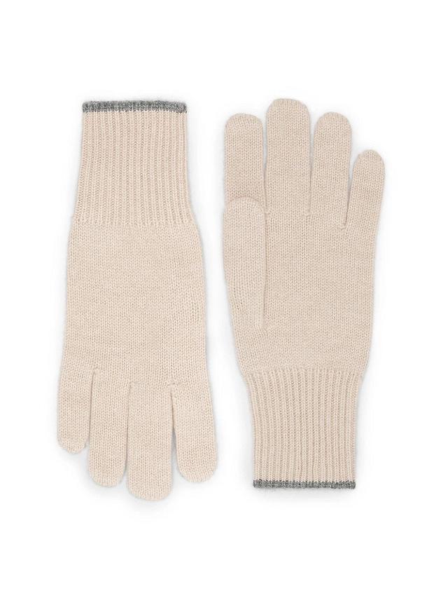 Mens Cashmere Knit Gloves Product Image