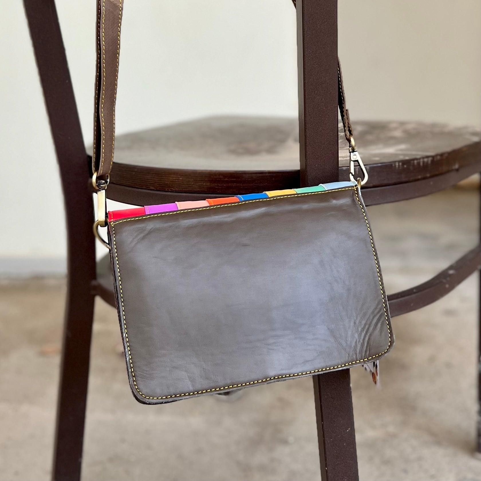 Flora Rainbow Leather Crossbody* Product Image