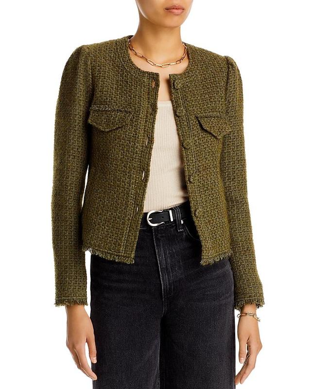 Derek Lam 10 Crosby Morgan Utility Frayed Blazer Product Image