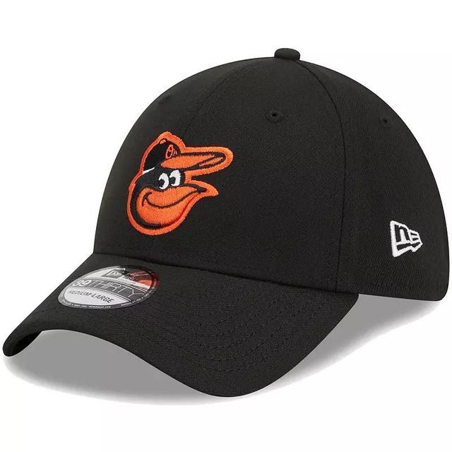 Mens New Era Baltimore Orioles Logo 39THIRTY Flex Hat Product Image