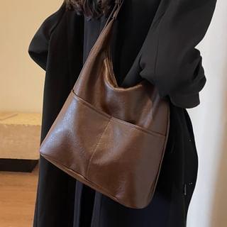 Faux Leather Tote Bag Product Image