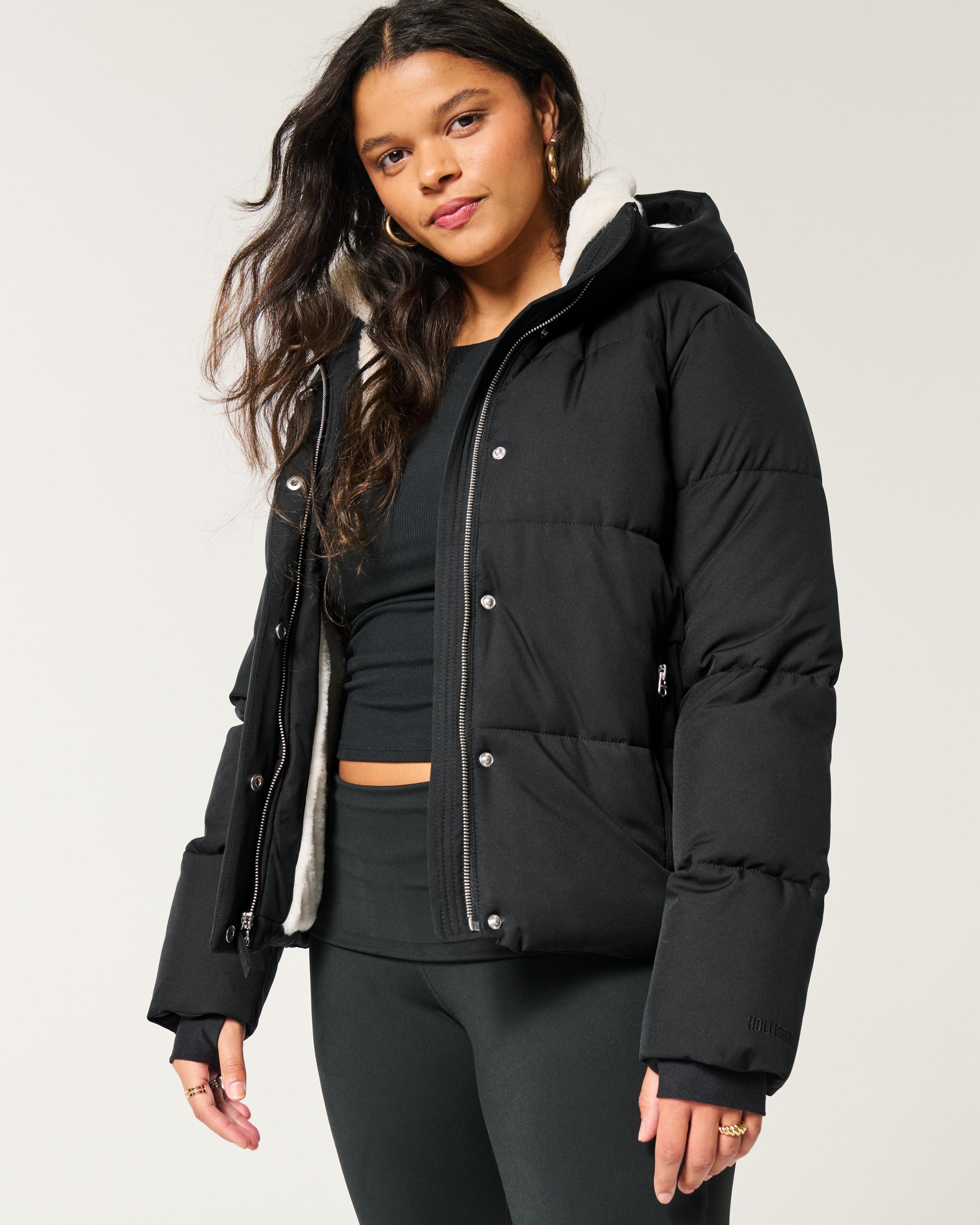 Faux Fur-Lined All-Weather Puffer Jacket product image