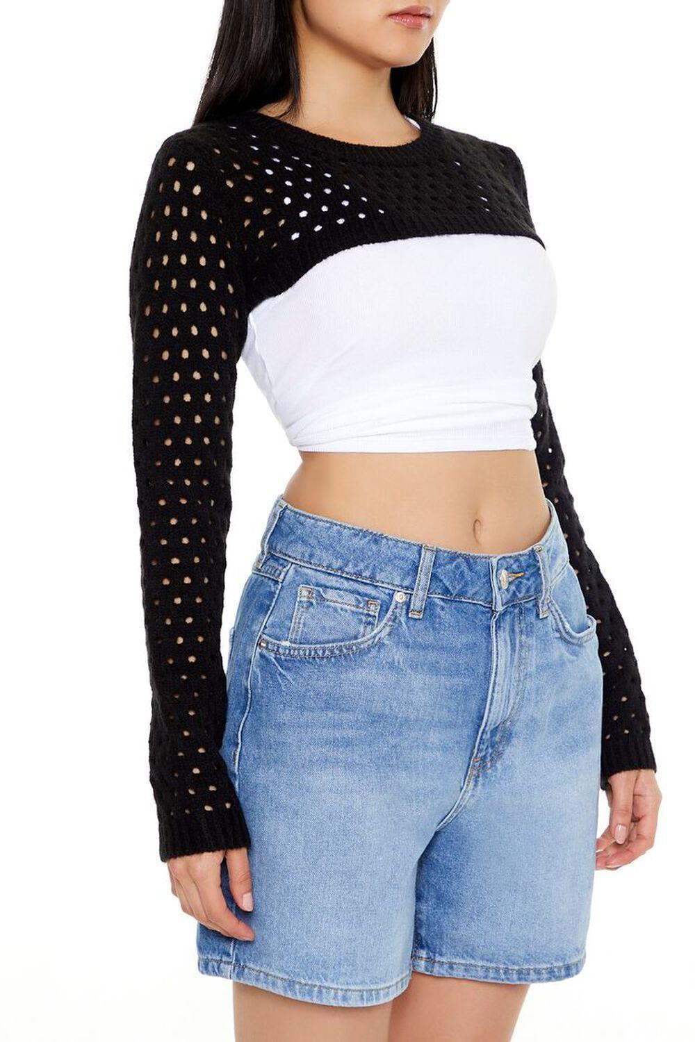 Crochet Bolero Shrug Sweater | Forever 21 Product Image