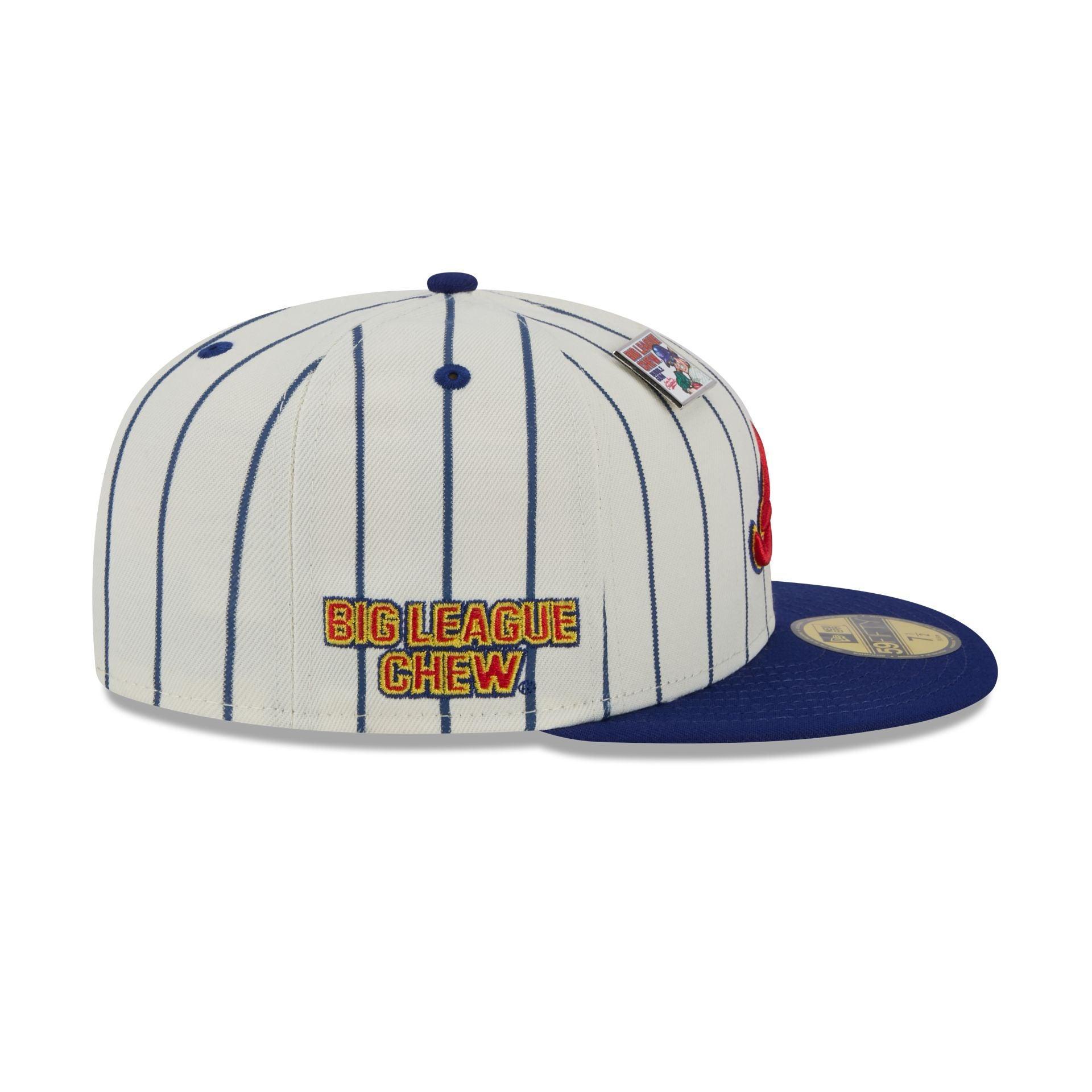 Big League Chew X Atlanta Braves Pinstripe 59FIFTY Fitted Hat Male Product Image