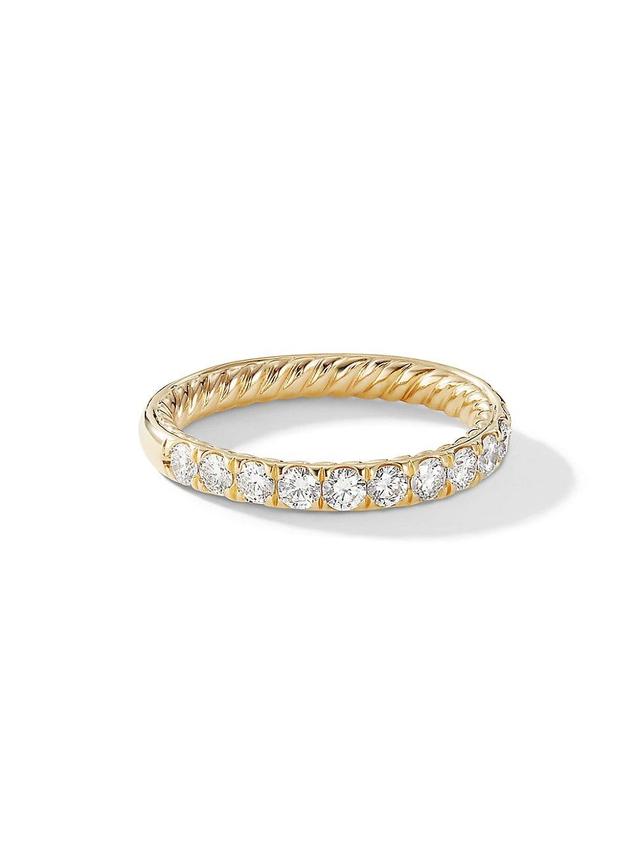 Womens DY Eden Partway Band Ring in 18K Yellow Gold Product Image