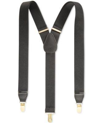 Men's Solid Suspenders, Created for Macy's Product Image