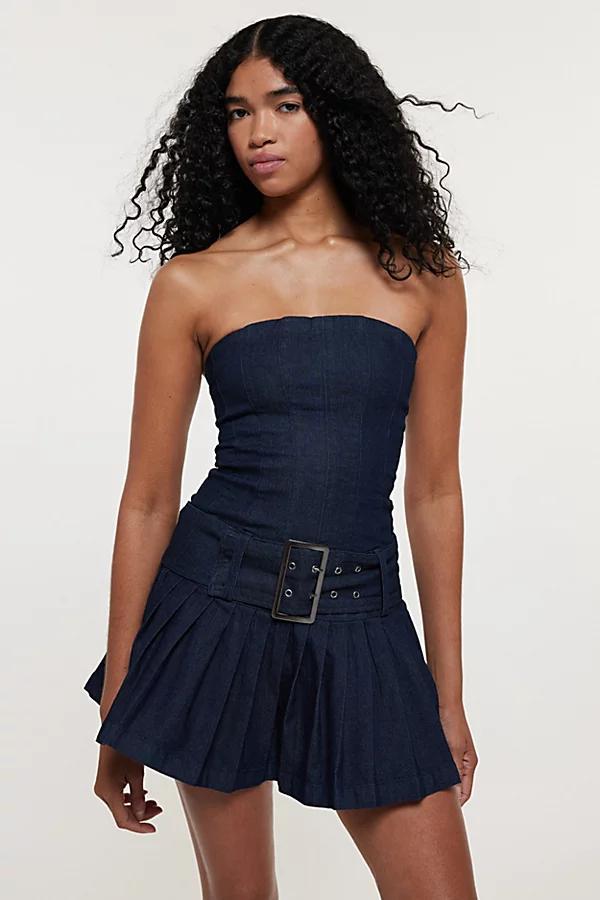 Silence + Noise Ellie Belted Mini Dress Womens at Urban Outfitters Product Image