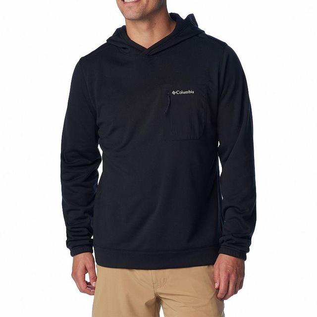 Mens Columbia Hike Hooded Fleece Pullover Lt Beige Product Image