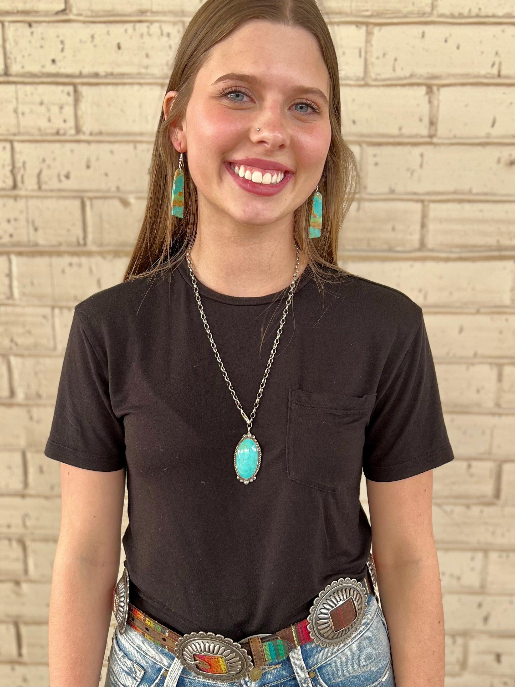 Toggle With Me Turquoise Necklace Product Image