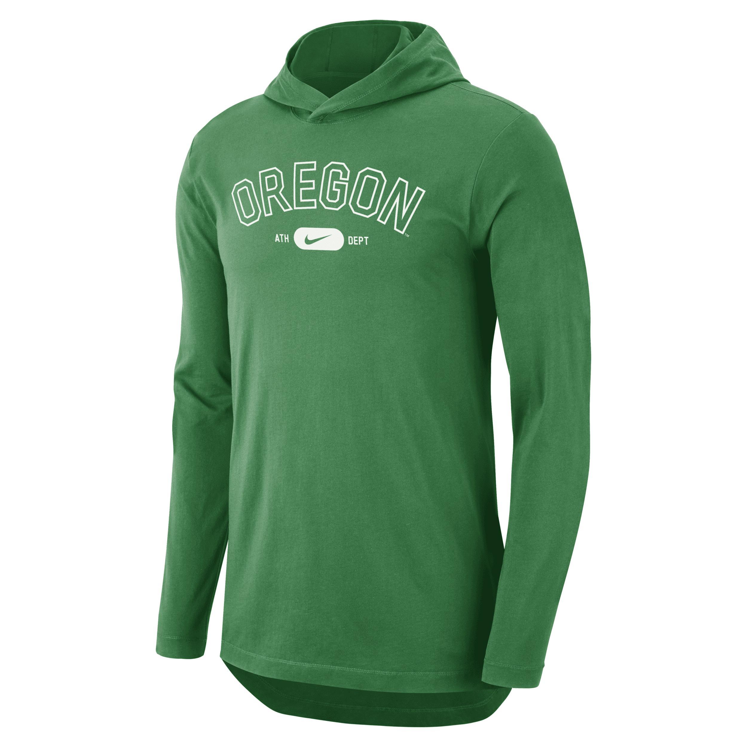 Oregon Nike Men's Dri-FIT College Hooded T-Shirt Product Image