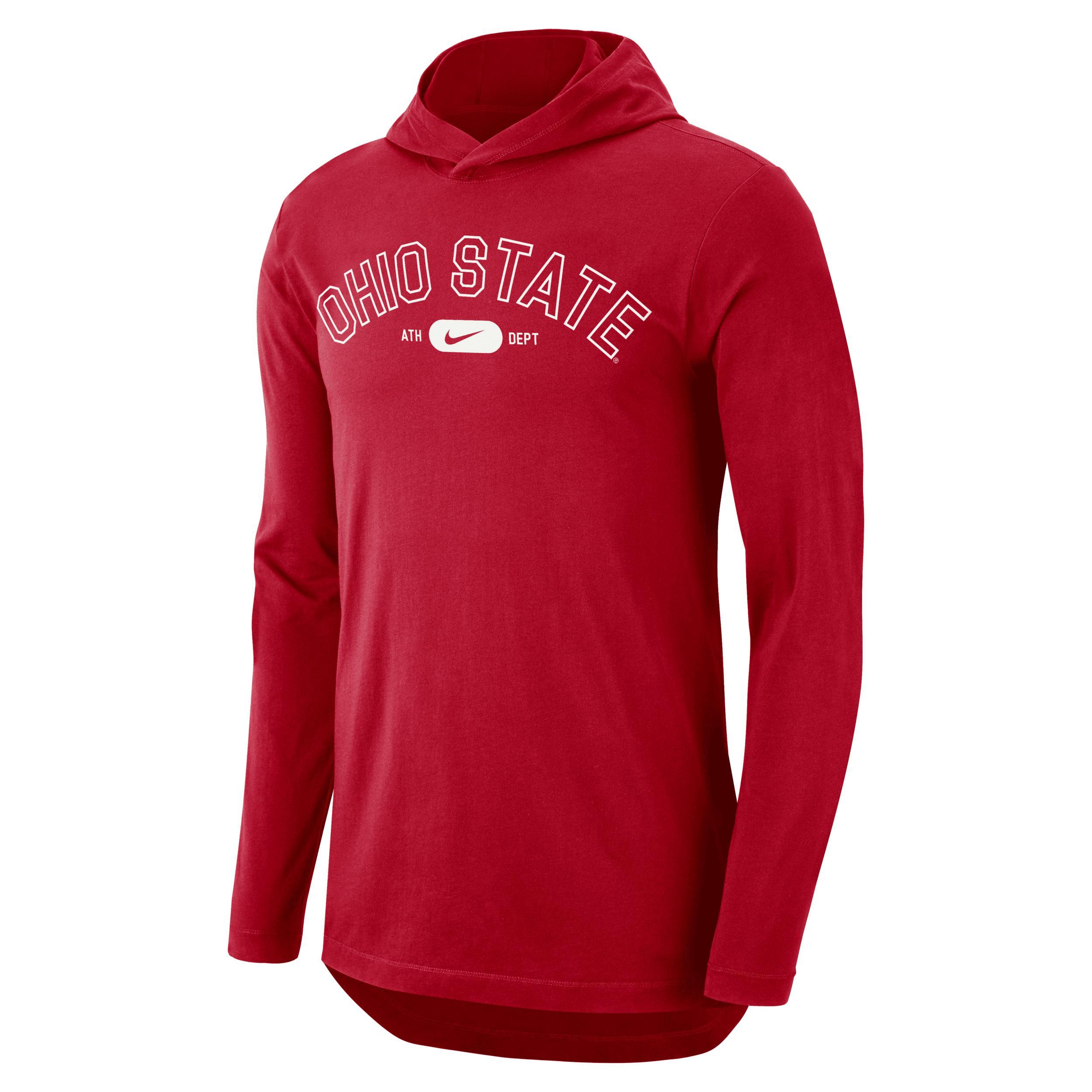 Ohio State Nike Men's Dri-FIT College Hooded T-Shirt Product Image