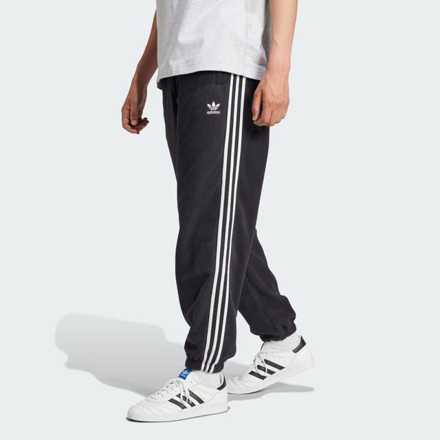 adidas Adicolor 3-Stripes Fleece Sweat Pants Black XL Mens Product Image