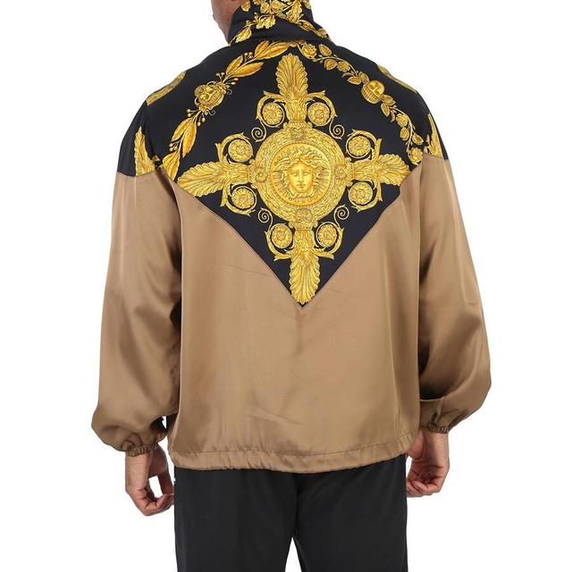 Jacket With Print In Gold Tone/black Product Image