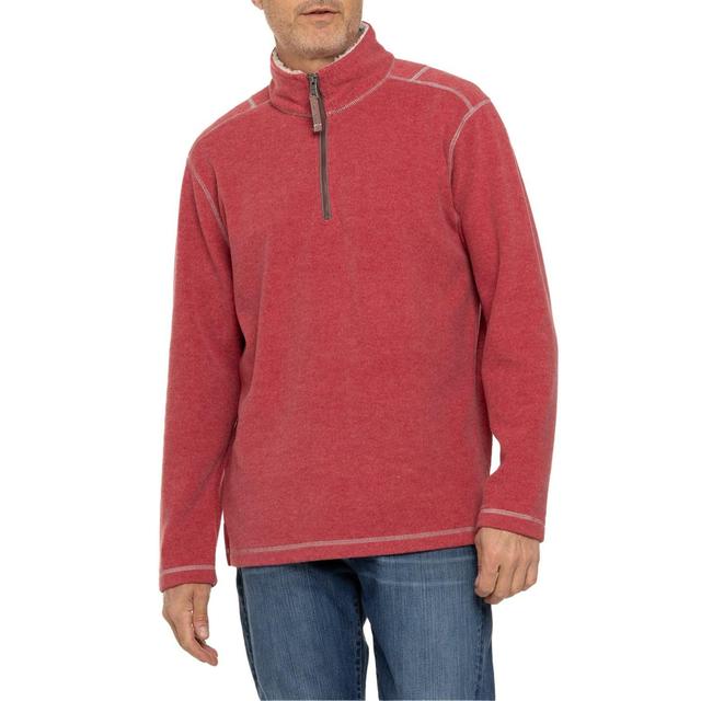 True Grit Melange Soft Fleece Pullover Shirt - Zip Neck, Long Sleeve Product Image