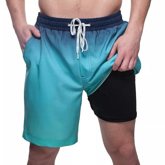 Rokka&Rolla Mens 7 Compression Liner Stretch Swim Trunks Upf 50+ Product Image