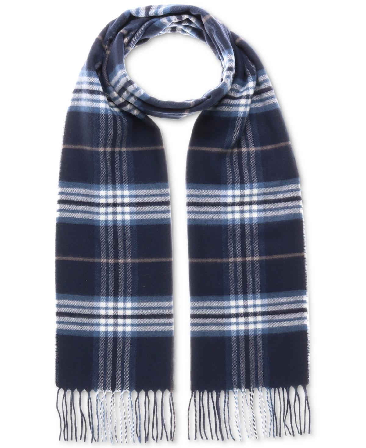 V. Fraas Mens Classic Plaid Cashmink Scarf Product Image