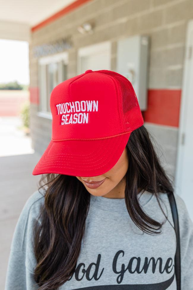 Touchdown Season Red Trucker Hat Product Image