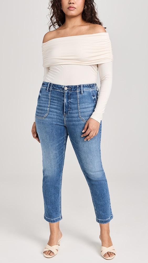 PAIGE Mayslie Straight Ankle Jeans | Shopbop Product Image