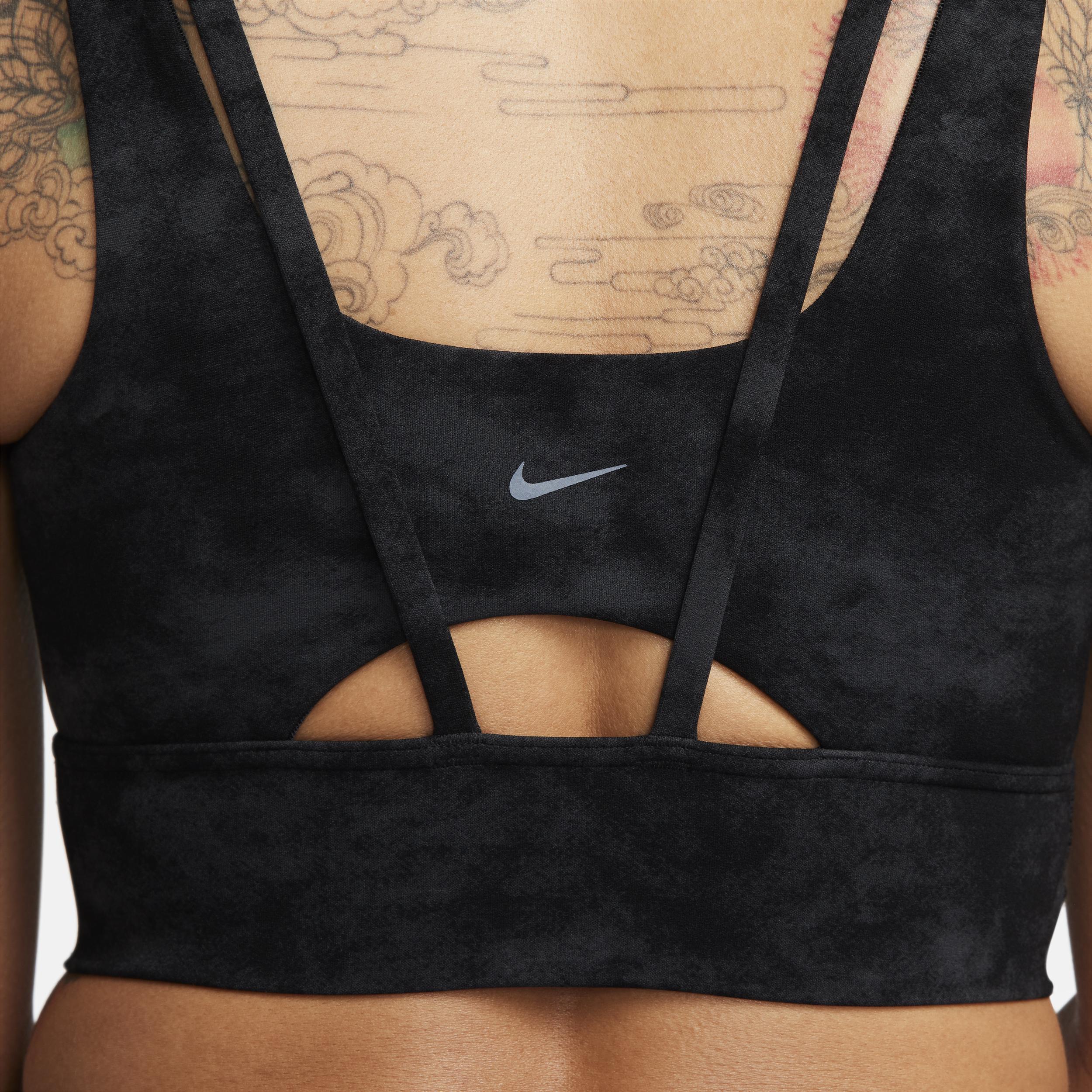 Nike Women's Zenvy Tie-Dye Medium-Support Padded Longline Sports Bra Product Image